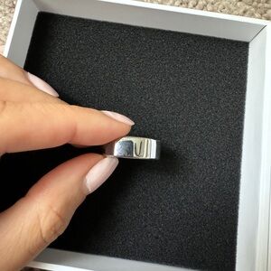 Oura Gen3 Heritage Silver Size 8 Used for 1 Year